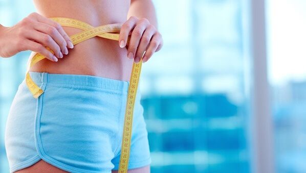 measuring the waist when losing weight