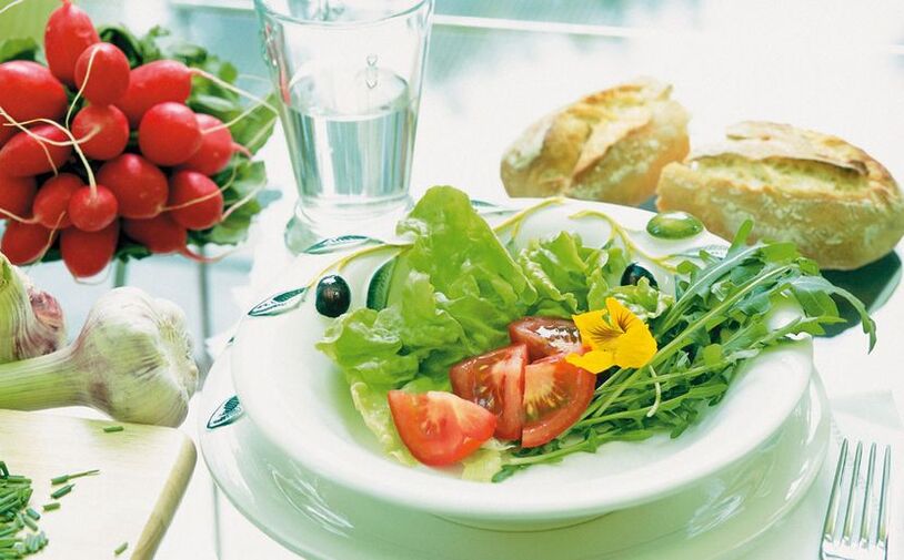 vegetables on the diet of Dukan